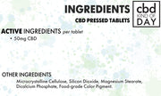 Pressed CBD Tablets
