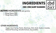 Nano CBD+CBN Sleep Gummies